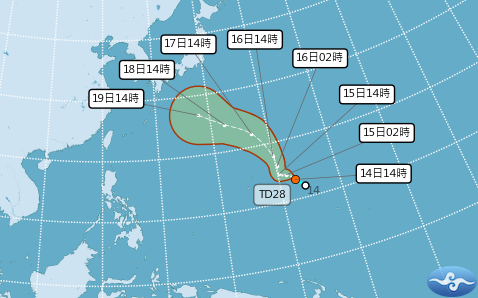 「杜鵑颱風」強度上看中颱!週末移動日本南方 未來一週天氣一圖看