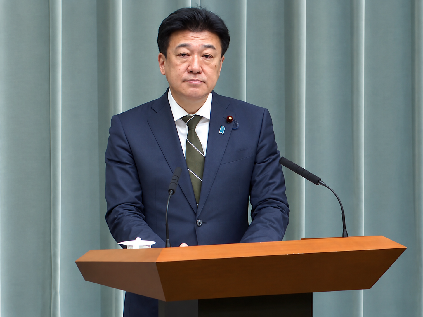  日本內閣官房長官木原稔。 圖：翻攝自內閣廣報室 