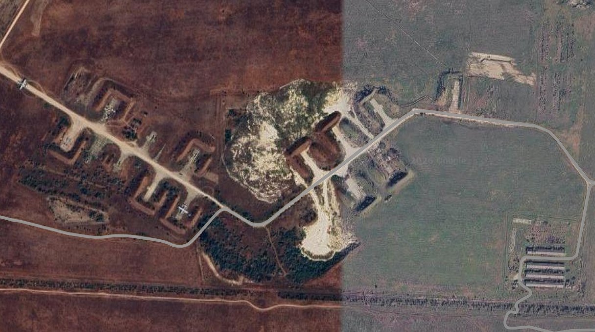  克里米亞塞瓦斯托波爾附近卡查機場也在遭到烏軍無人機攻擊後出現大爆炸。 圖：翻攝自 X @NOELreports 