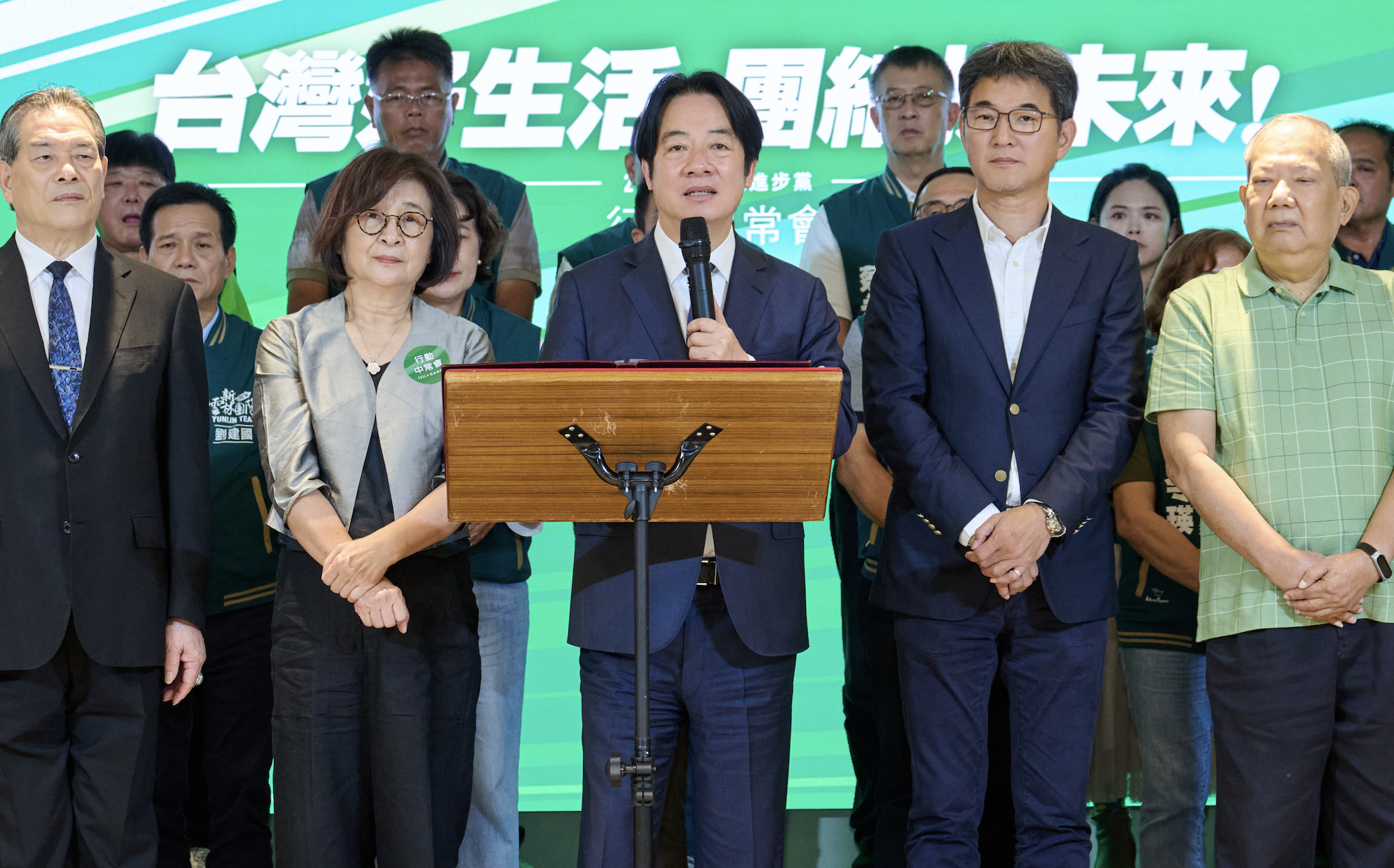 宣布接任劉建國競總主委 賴清德:劉當選雲林縣長有壓制立法院混亂的功能