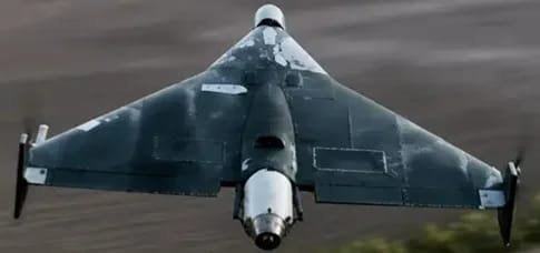  俄羅斯「天竺葵-4」（Geran-4）自殺無人機。 圖：翻攝「X」@IranTimes72 