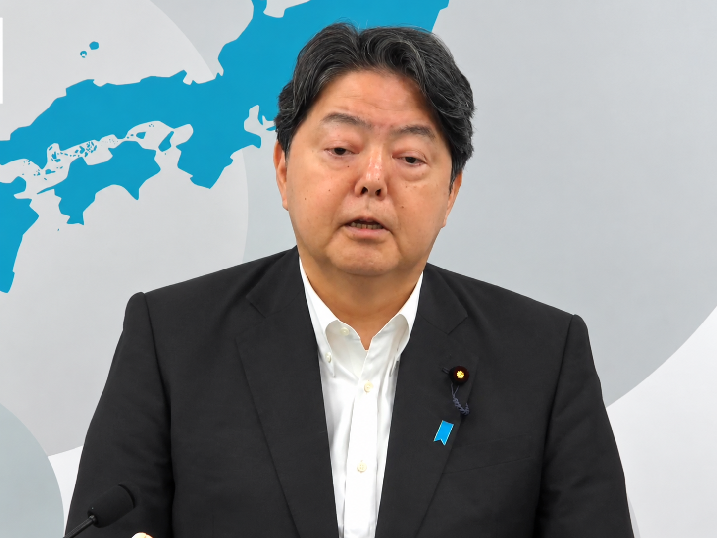 前總務大臣林芳正。 圖：翻攝自総務省動画チャンネルYT 