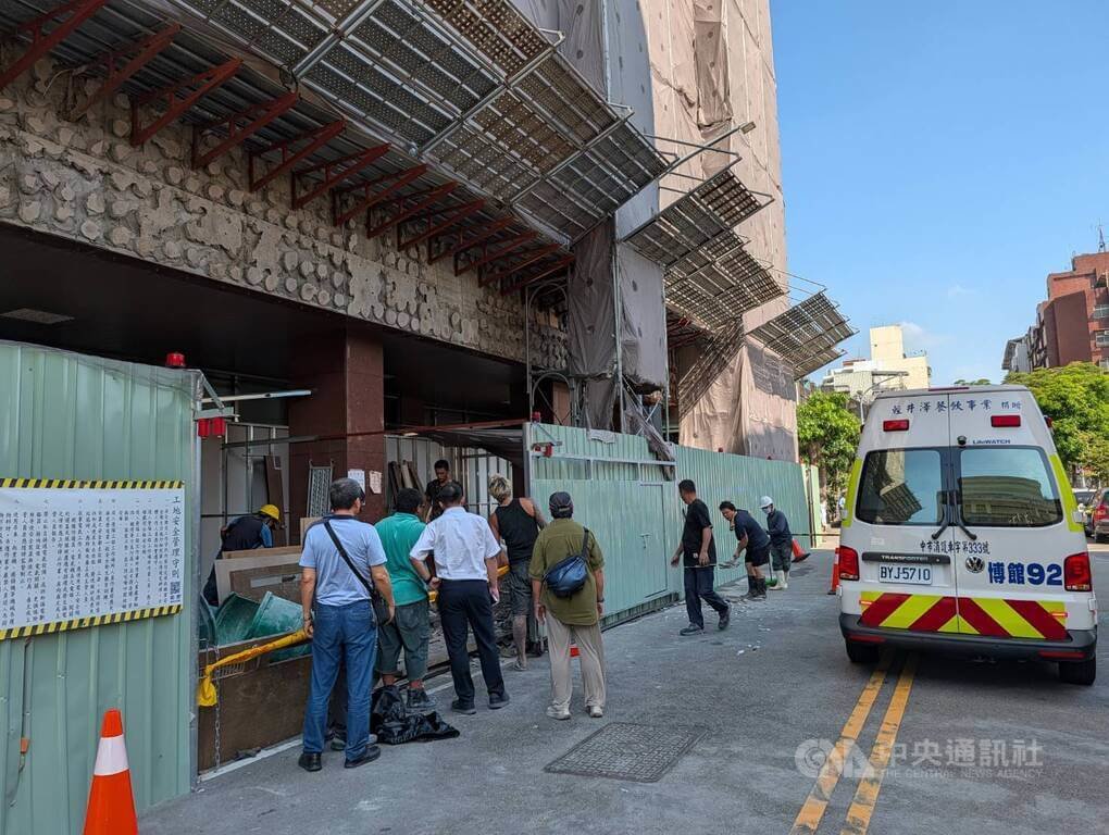 台中西區工地意外 工人遭廢棄物砸傷掩埋送醫不治