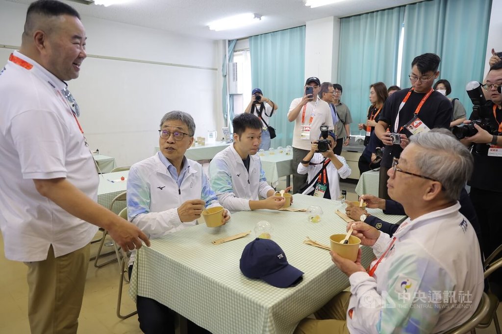 亞運中繼站滿滿台灣味 高蛋白珍奶、豆花選手沒負擔