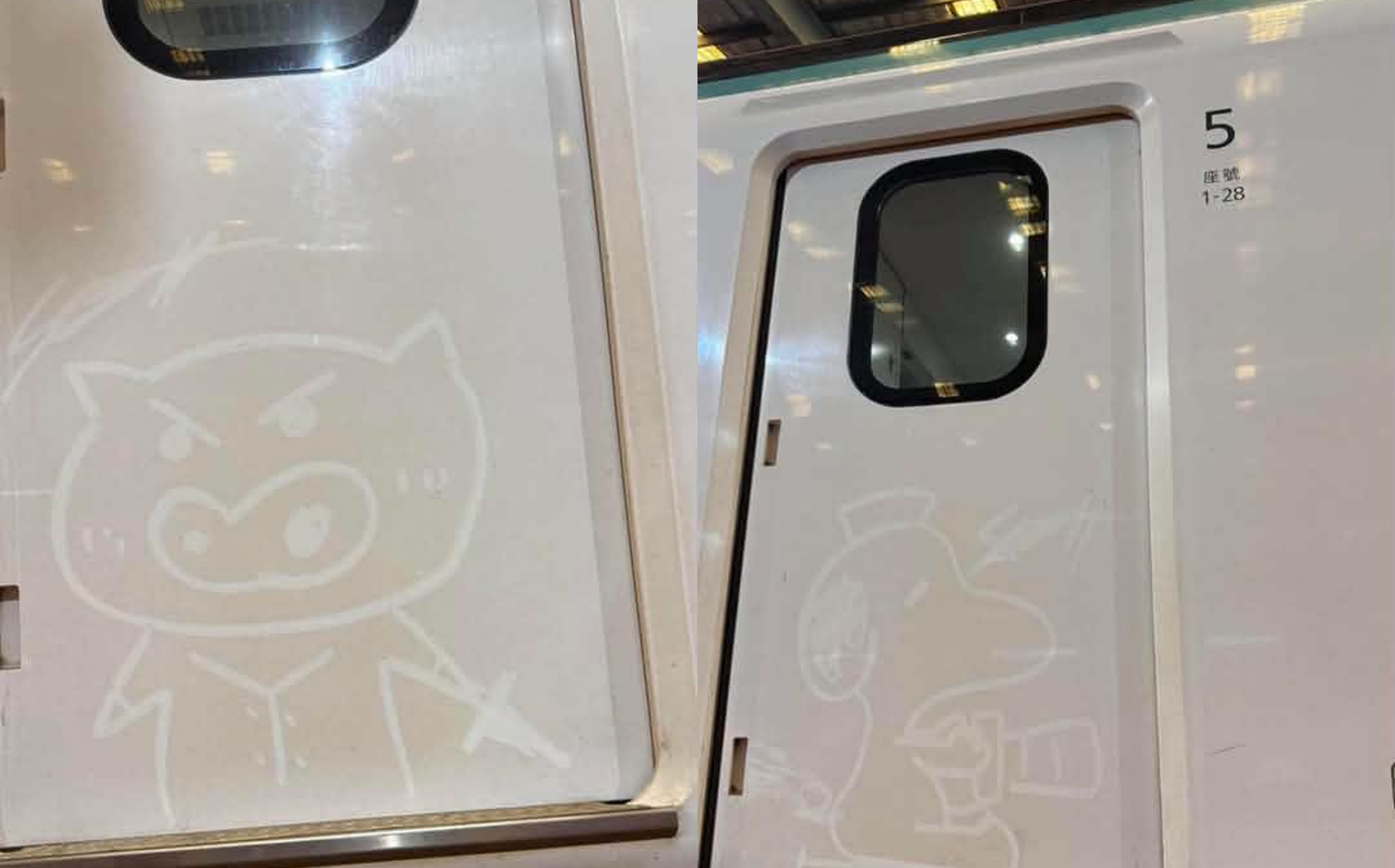 (影)車門灰塵變畫布!台鐵員工畫史努比遭要求檢討 本人幽默回應了