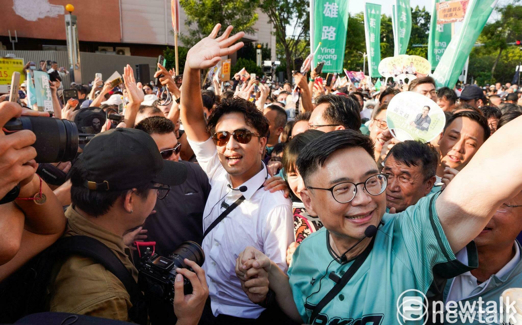 現場直擊》「洋流」湧進港都!沈伯洋南下高雄合體賴瑞隆