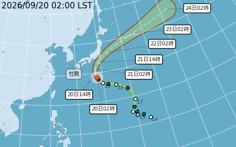 杜鵑逼近日本關東 吳德榮:連假尾聲熱帶系統可能擾台