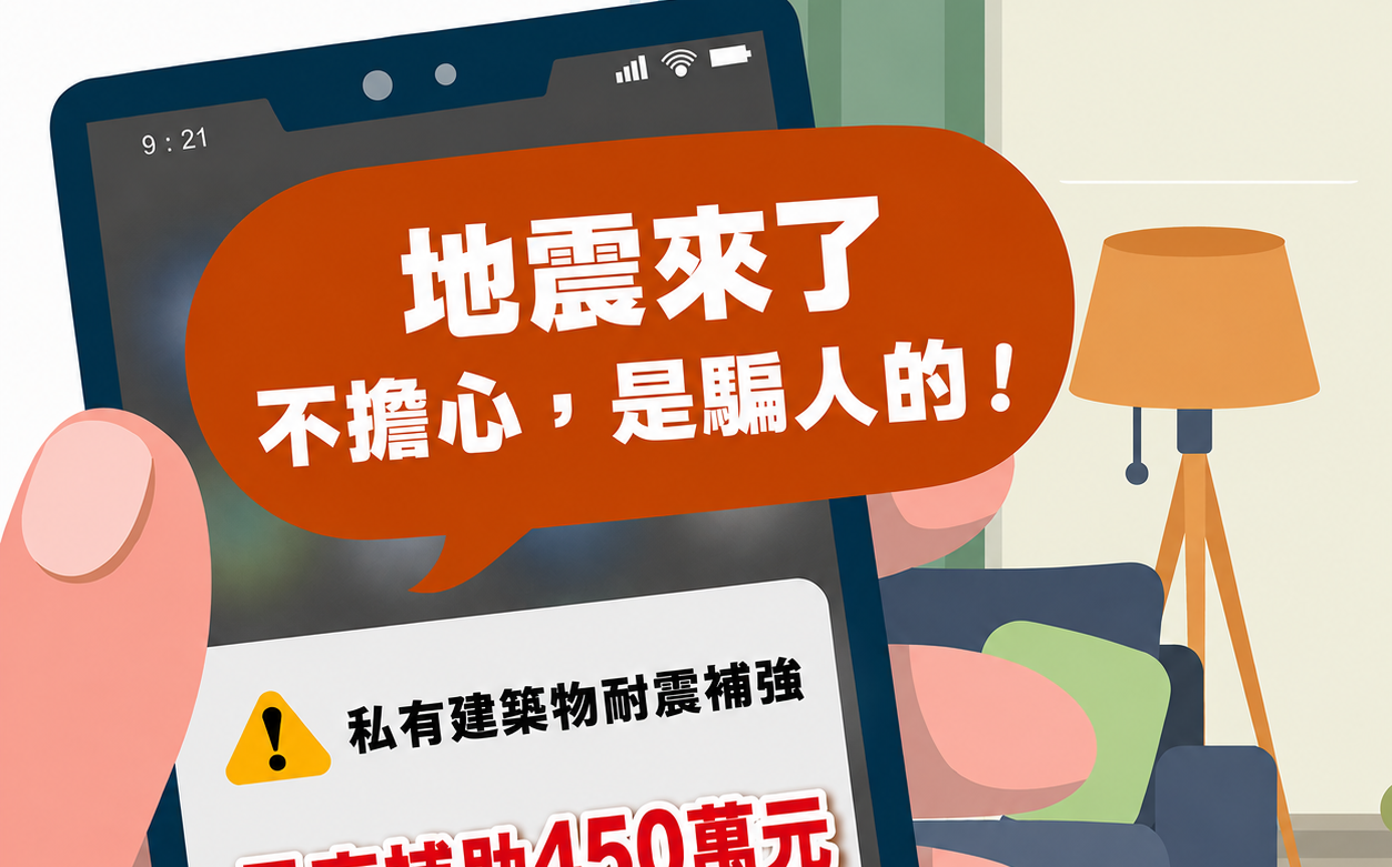 地震來了才擔心?國土署籲老屋先評估 弱層補強最高補助450萬元