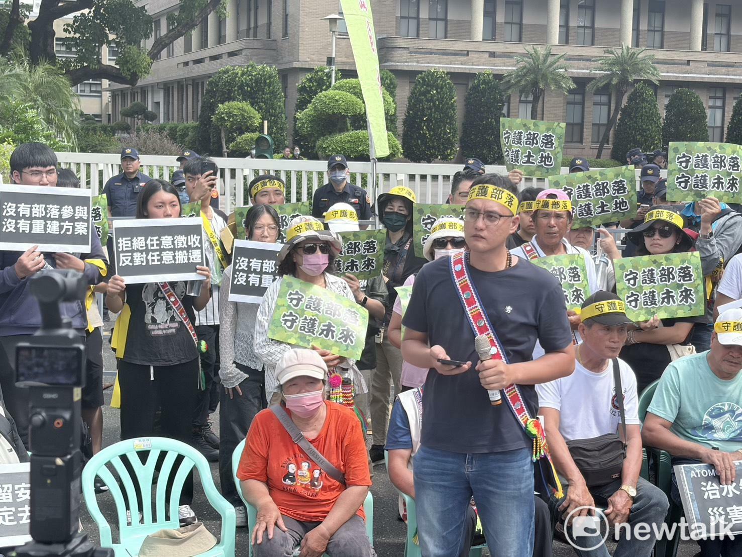 Fata’an部落青年、花蓮縣政府重建委員會委員Kulas。 圖：李宣萱/攝 