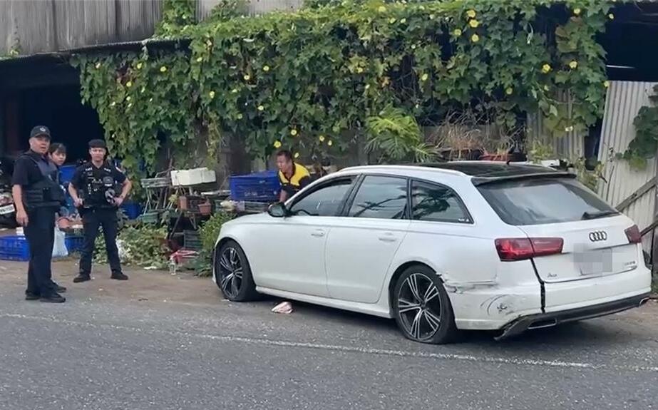 台南男拒檢衝撞警車!警開14槍制伏 車內搜出毒品