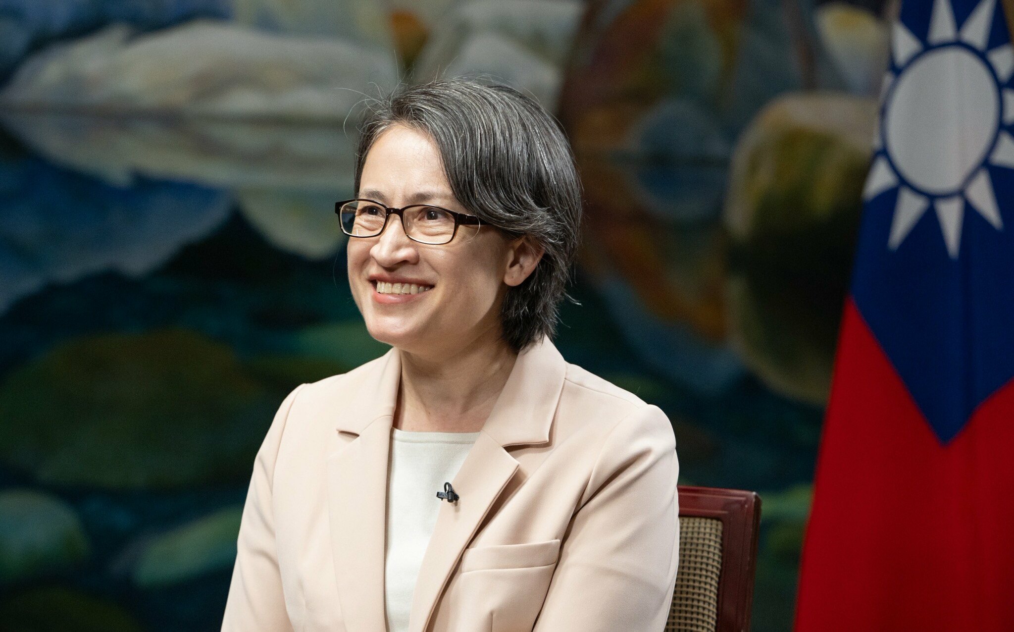 面對中國軍事壓力 蕭美琴:持續強化國防、捍衛台灣安全
