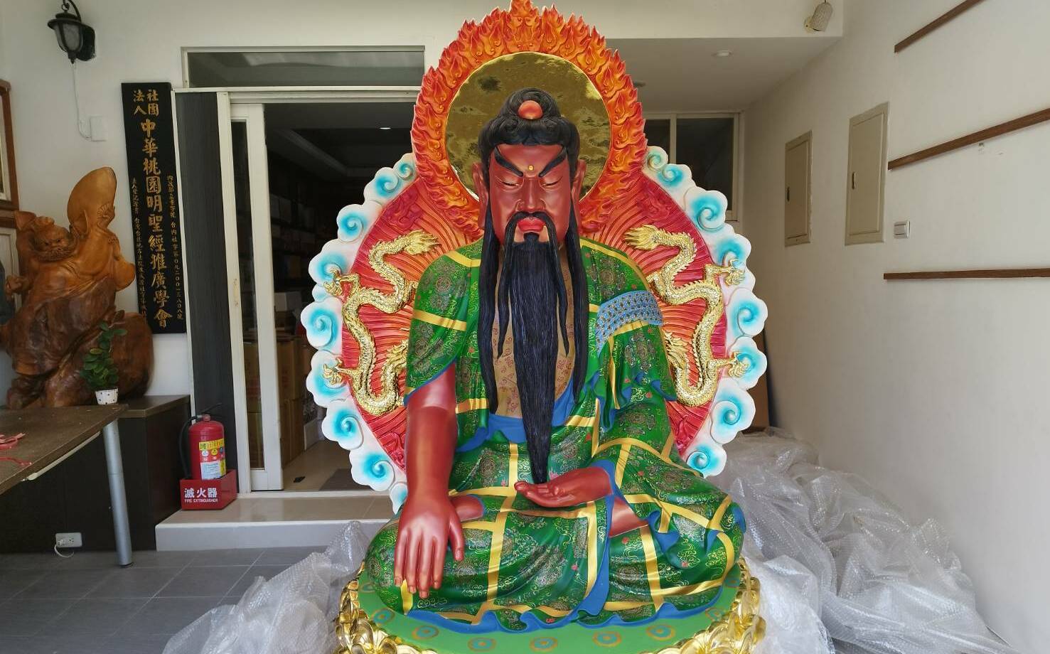 擬迎「蓋天古佛聖像」來台巡行 黃國彰盼從宗教藝術弘揚關聖文化