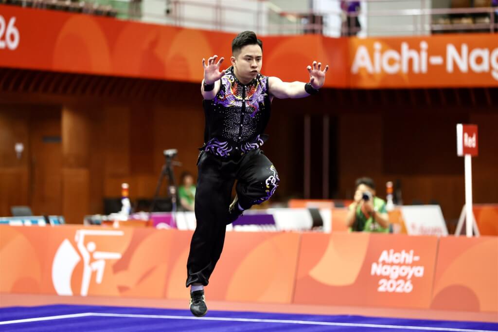 名古屋亞運武術 台灣劉昌閔南拳南棍全能奪銅
