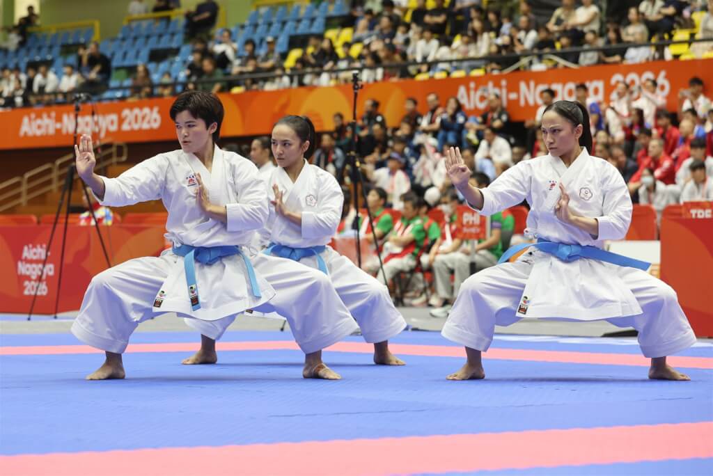 名古屋亞運空手道 台灣女團形、男子對打鍾孟宇各獲1銅