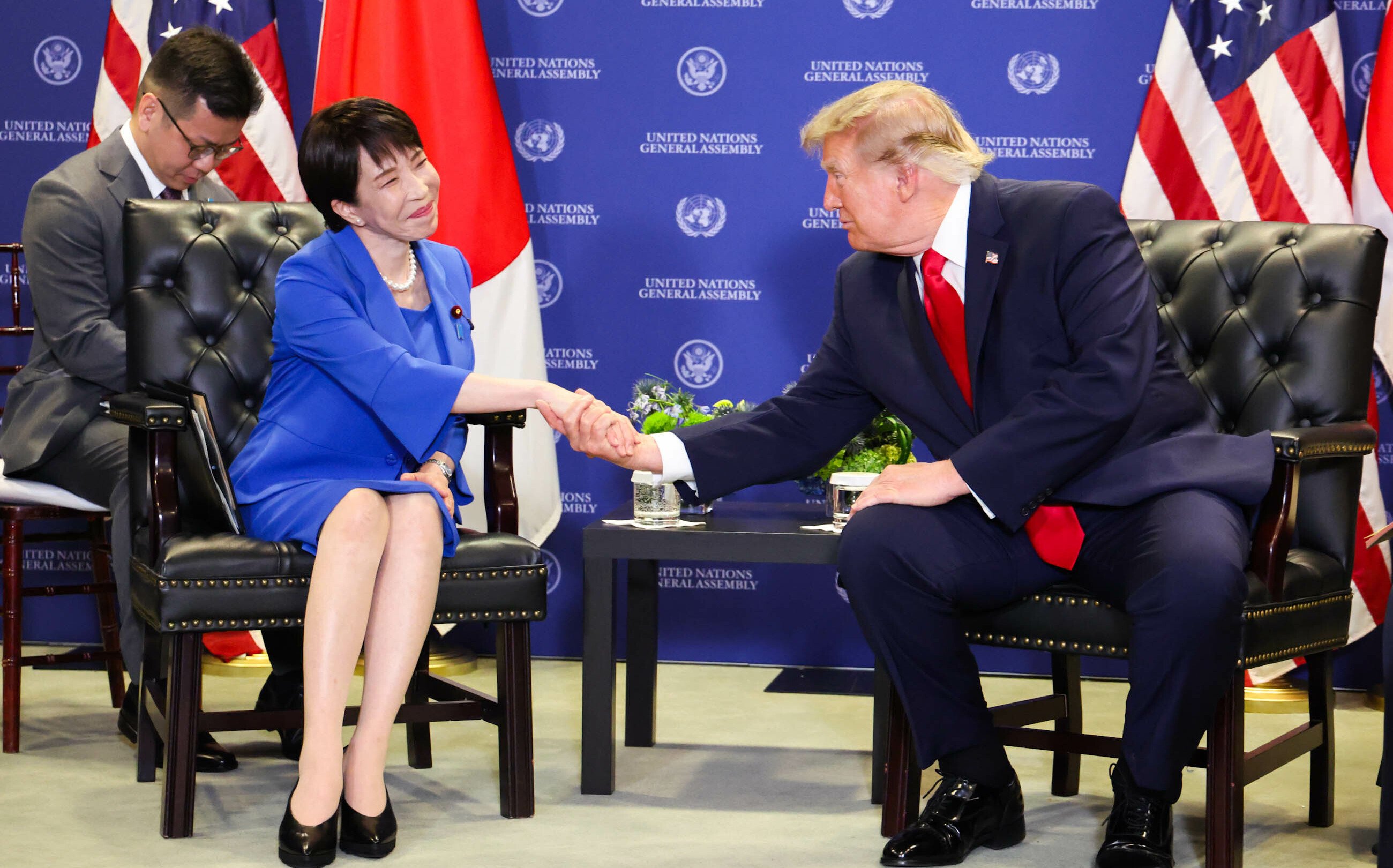 高市早苗與川普進行約35分鐘會談 雙方就中國在內印太局勢進行討論