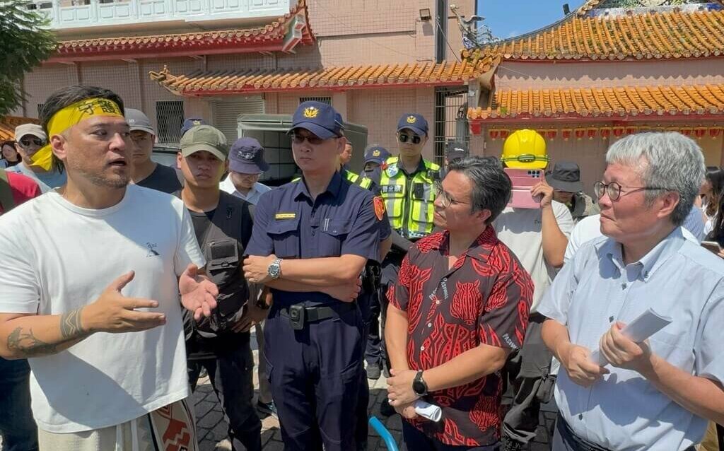 堰塞湖洪災1週年 陳金德現勘馬太鞍溪重建工程:秉持以人為本原則