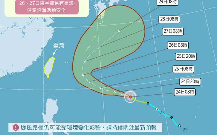 小鋼炮秋颱「舒力基」北轉機率升高!週末路徑牽動對台影響