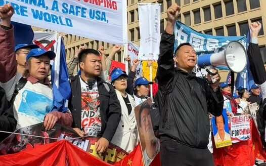 陳抗集結白宮四面八方!王丹嗆中共和習近平:你們的暴政不會永遠