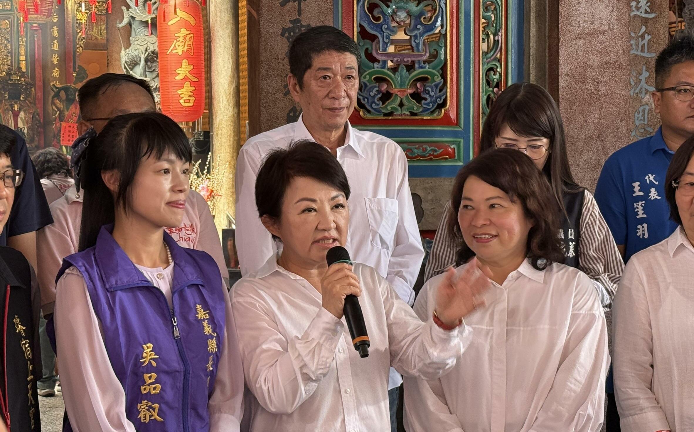 盧秀燕黃敏惠跨濁水溪合體 最強學姊團現身嘉義力挺吳品叡