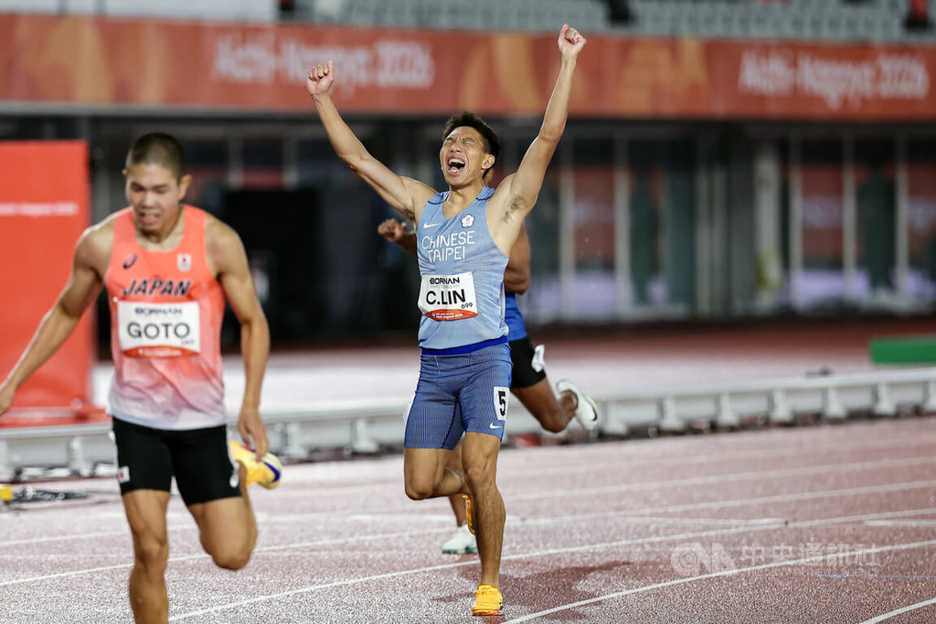亞運男子400跨欄 台灣林仲威創個人最佳奪銅牌