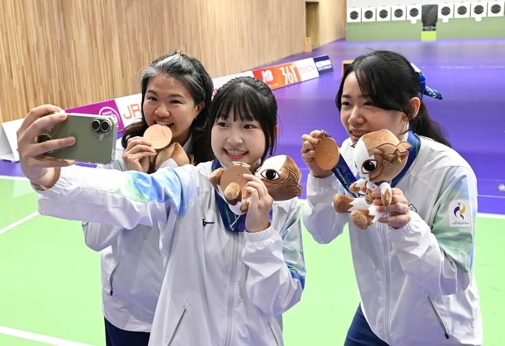 亞運25公尺手槍女團奪銅寫紀錄 陳俞如卸下焦慮