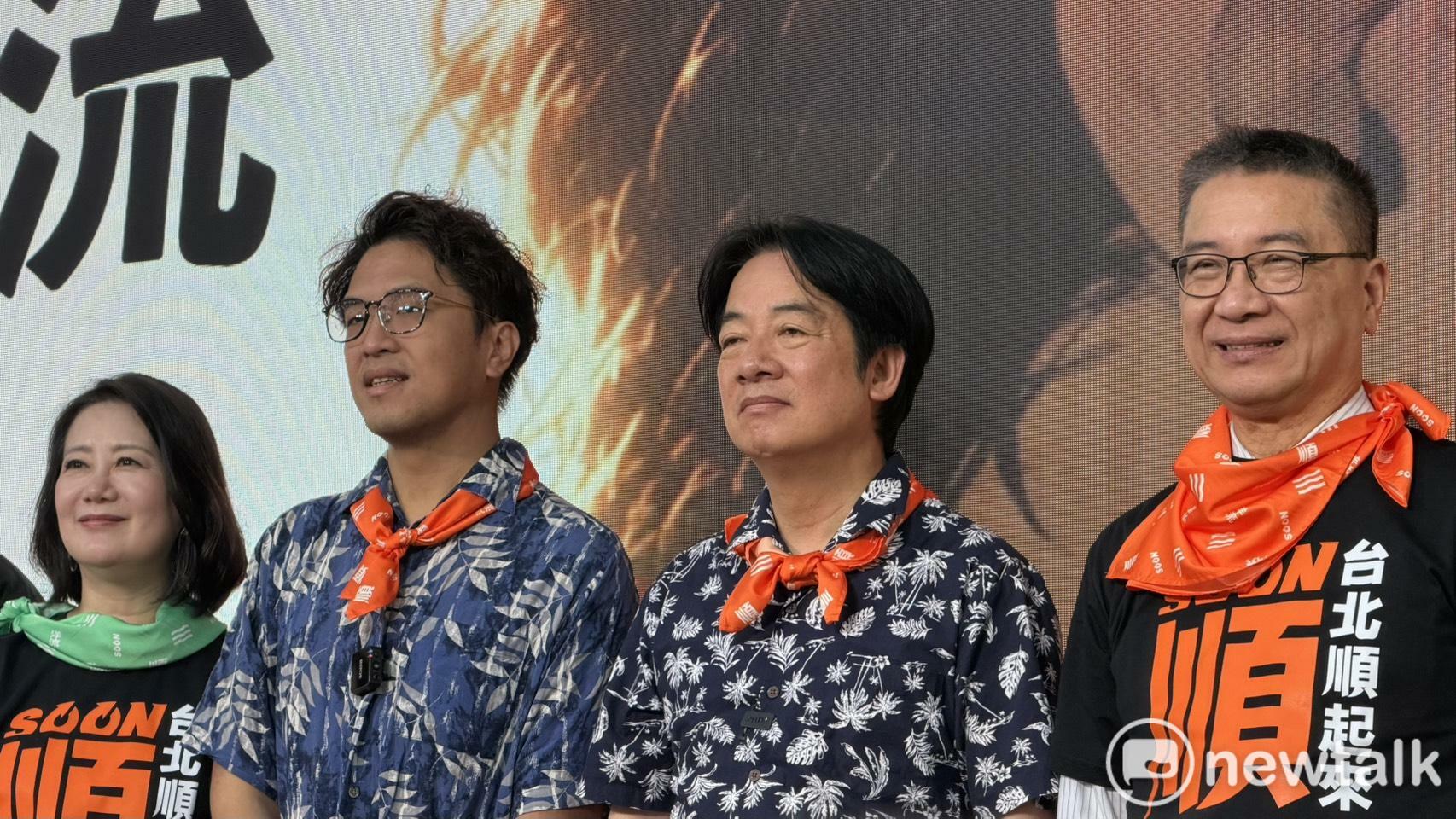  賴清德大讚洋流改變台灣選舉。 圖：高逸帆／攝 