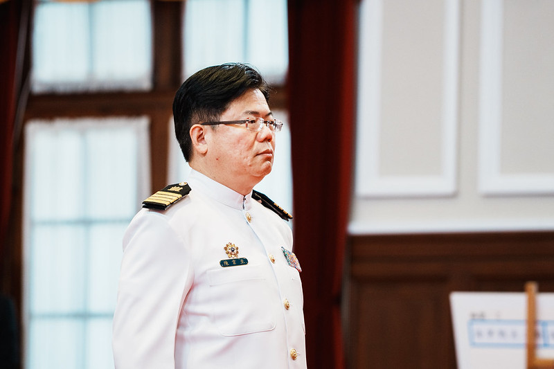  陳韋志將軍晉任少將。 圖：總統府提供 