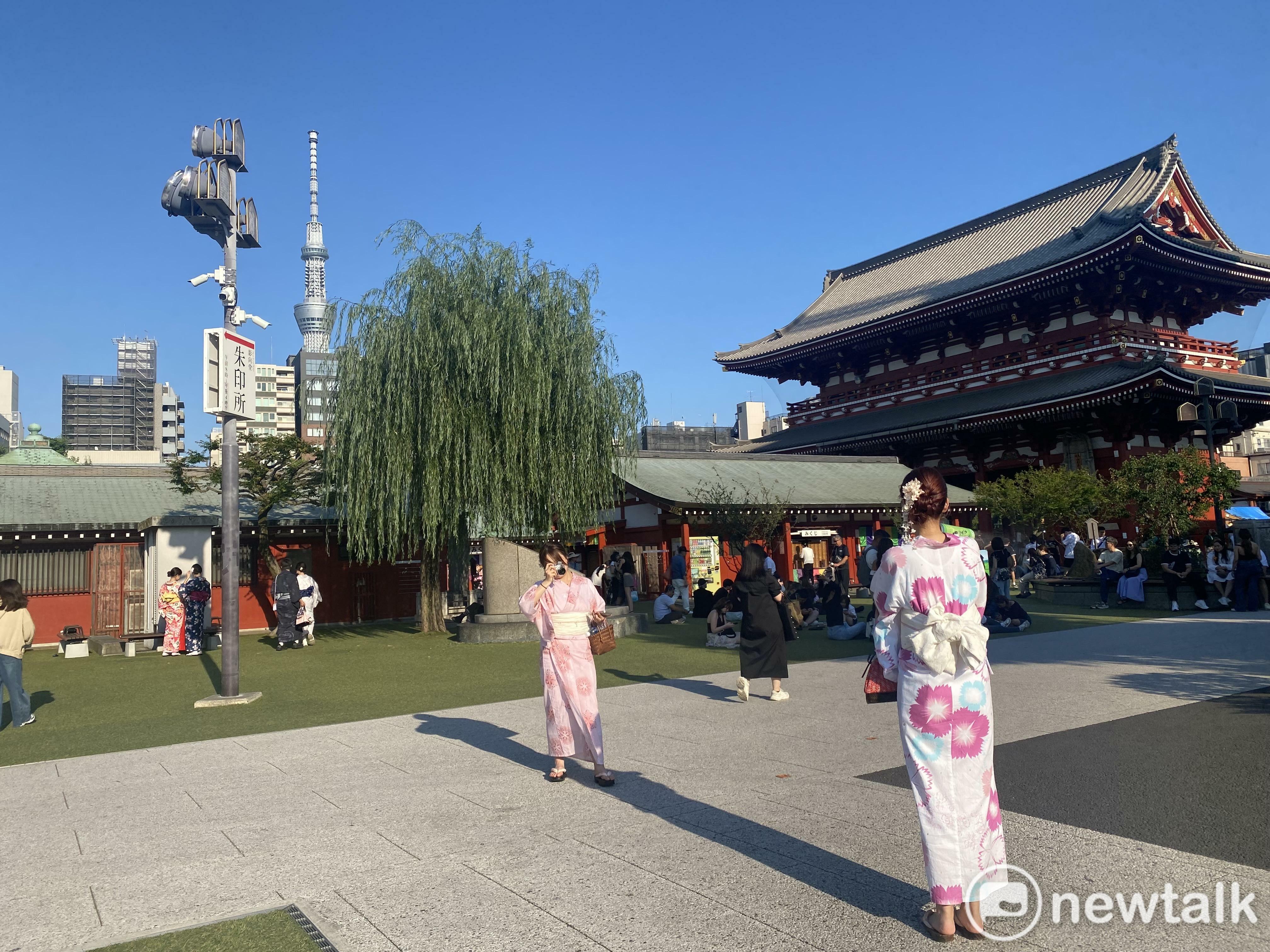 台韓客暴增之外，其他亞洲客及歐美澳客數也大增，日本觀光幾乎沒因中國遊客被沒收而受損。 圖：劉黎兒/攝 