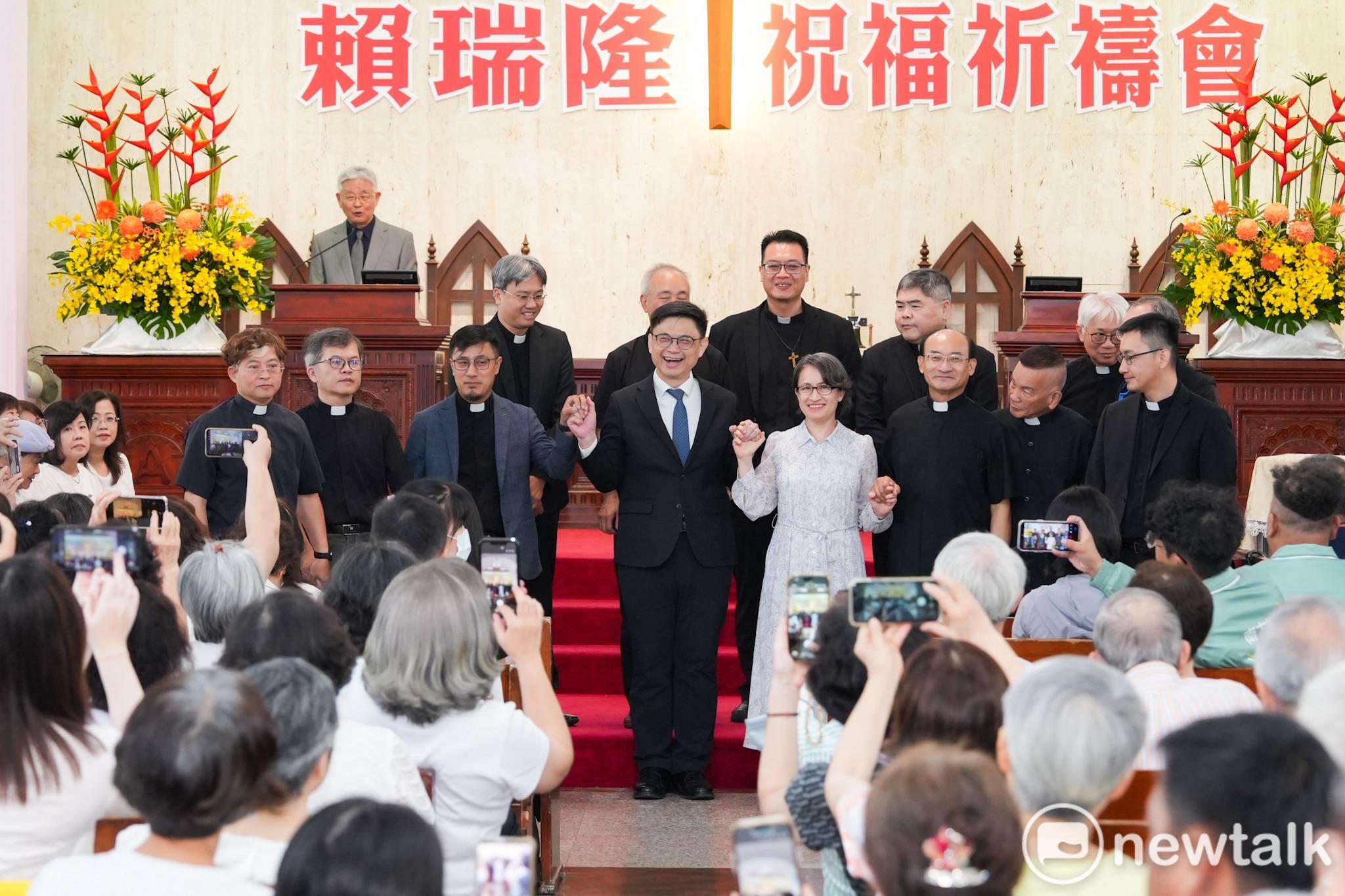 戰貓南下再合體「隆貓」 蕭美琴笑喊:我和賴瑞隆不是吃飽睡的家貓
