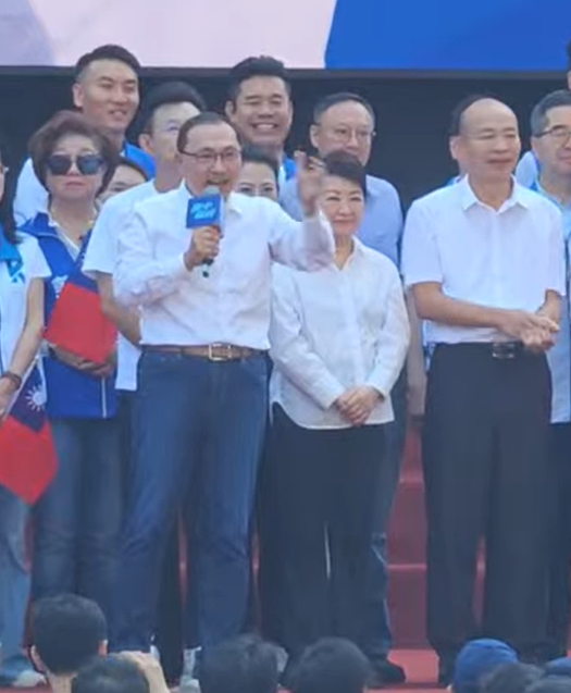 侯友宜現身台中力挺江啟臣 稱讚具國際視野助中部共榮