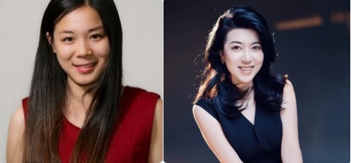  有網友將張婉瑩(左)與中國女間諜方芳進行對比，發現兩人都畢業於北京的國際關係學院，推測張婉瑩很可能也是中國政府安排的女間諜。 圖：翻攝自 @Byron_Wan X 帳號 
