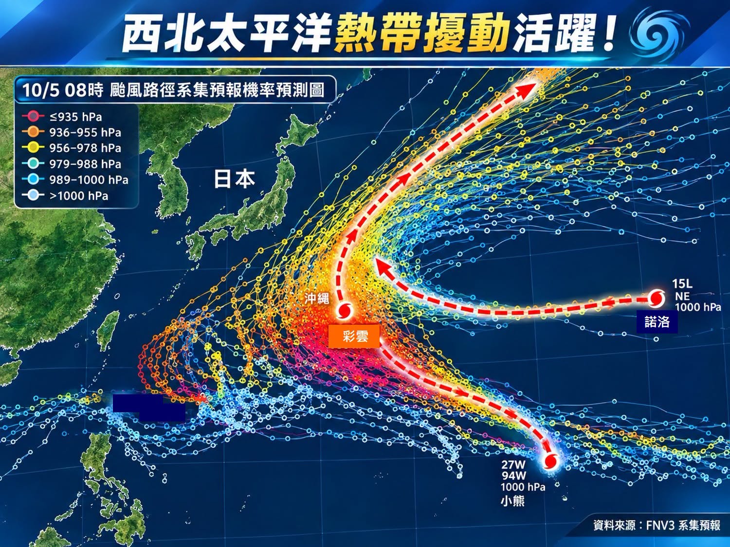 第28號颱風剛生成!歐美預測後續還有新颱醞釀 秋颱影響時間將延後