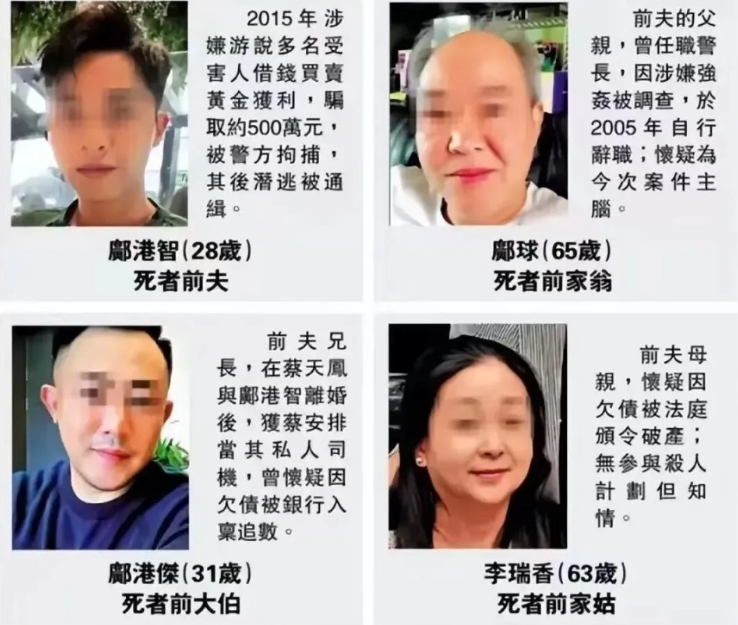  香港名媛蔡天鳳碎屍案的相關兇嫌。 圖 : 翻攝自騰訊網 