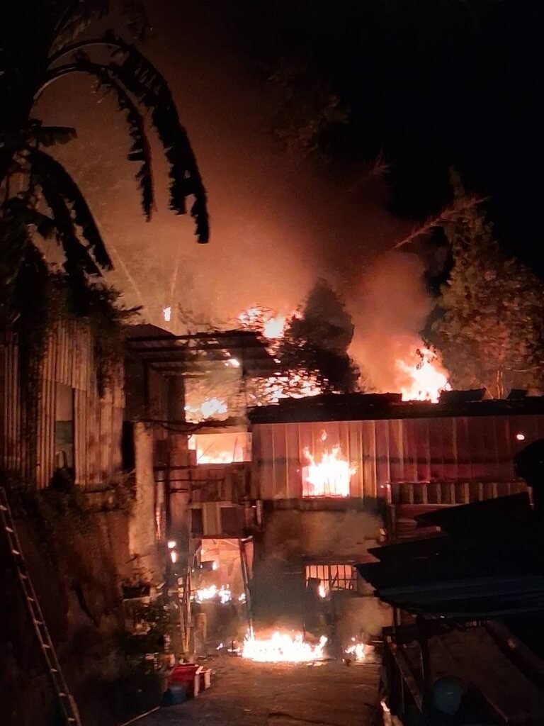 台中外埔鐵皮加蓋住宅大火 2人命喪火場