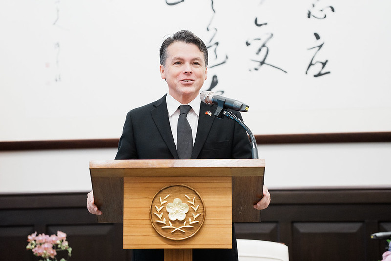  美國聯邦眾議院「預算委員會」民主黨首席議員博伊爾（Brendan Boyle）。 圖：總統府提供 