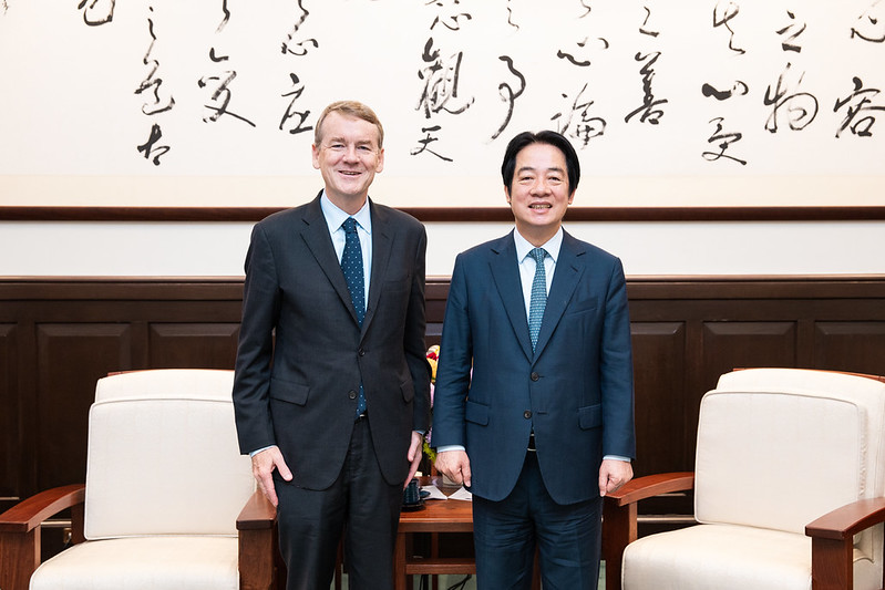 賴清德盼台美打造和平安全的印太 美參議員:台灣不會孤身一人