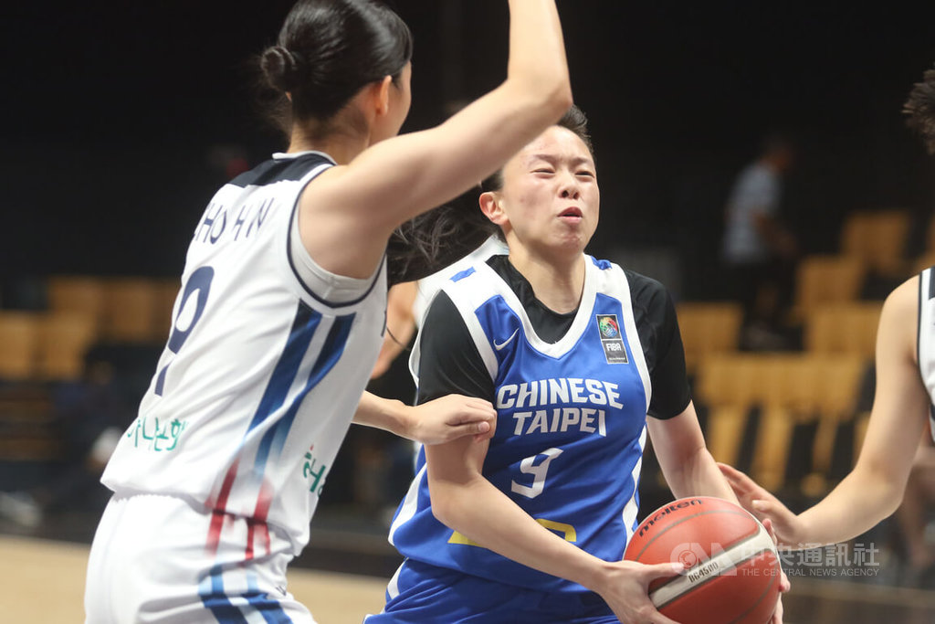 U18女籃台灣惜敗韓國 錢薇娟盼勝菲律賓爭世界盃門票