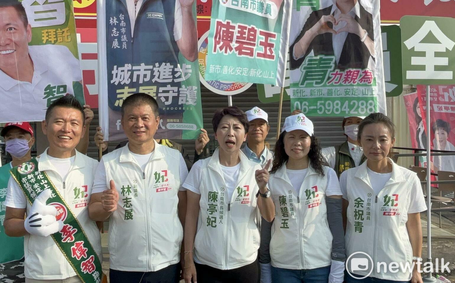 陳亭妃第三天站路口直擊新市交通壅塞 籲康橋地下化、新市善化鐵路立體化加速推動