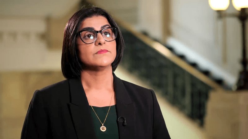 英國內政大臣馬穆德（Shabana Mahmood）。 圖:翻攝自X @BenGrahamUK