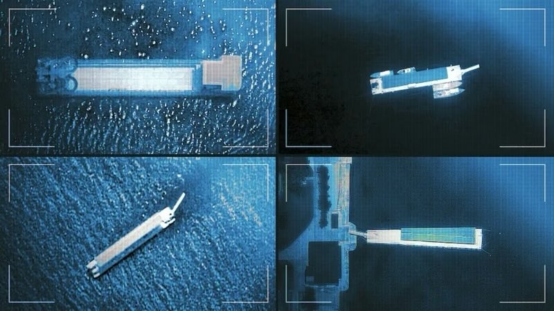衛星揭金正恩海濱度假奢華生活 80米遊艇配50米泳池及滑水道