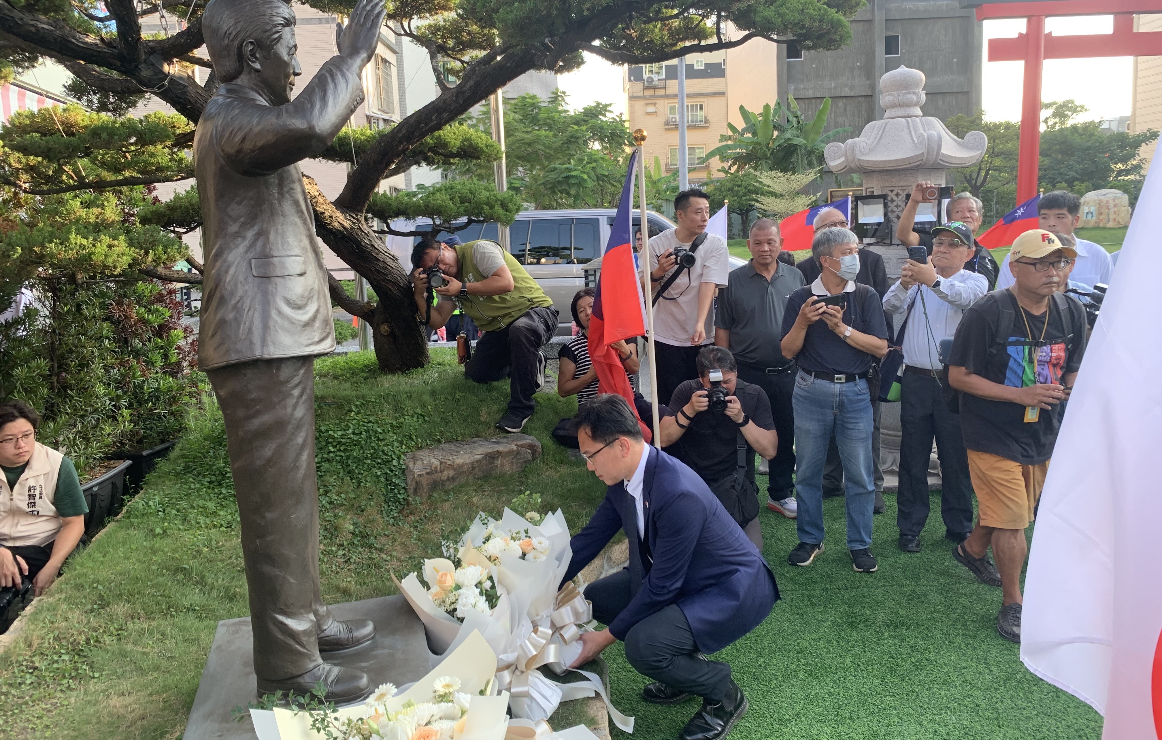 迎安倍昭惠五訪紅毛港保安堂 林智鴻:鳳山已成台日交流重點區