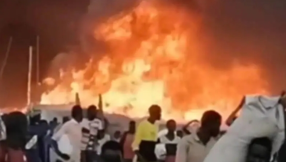 無人機襲蘇丹市場釀大火! 附近燃料庫遭擊中 至少153人死亡