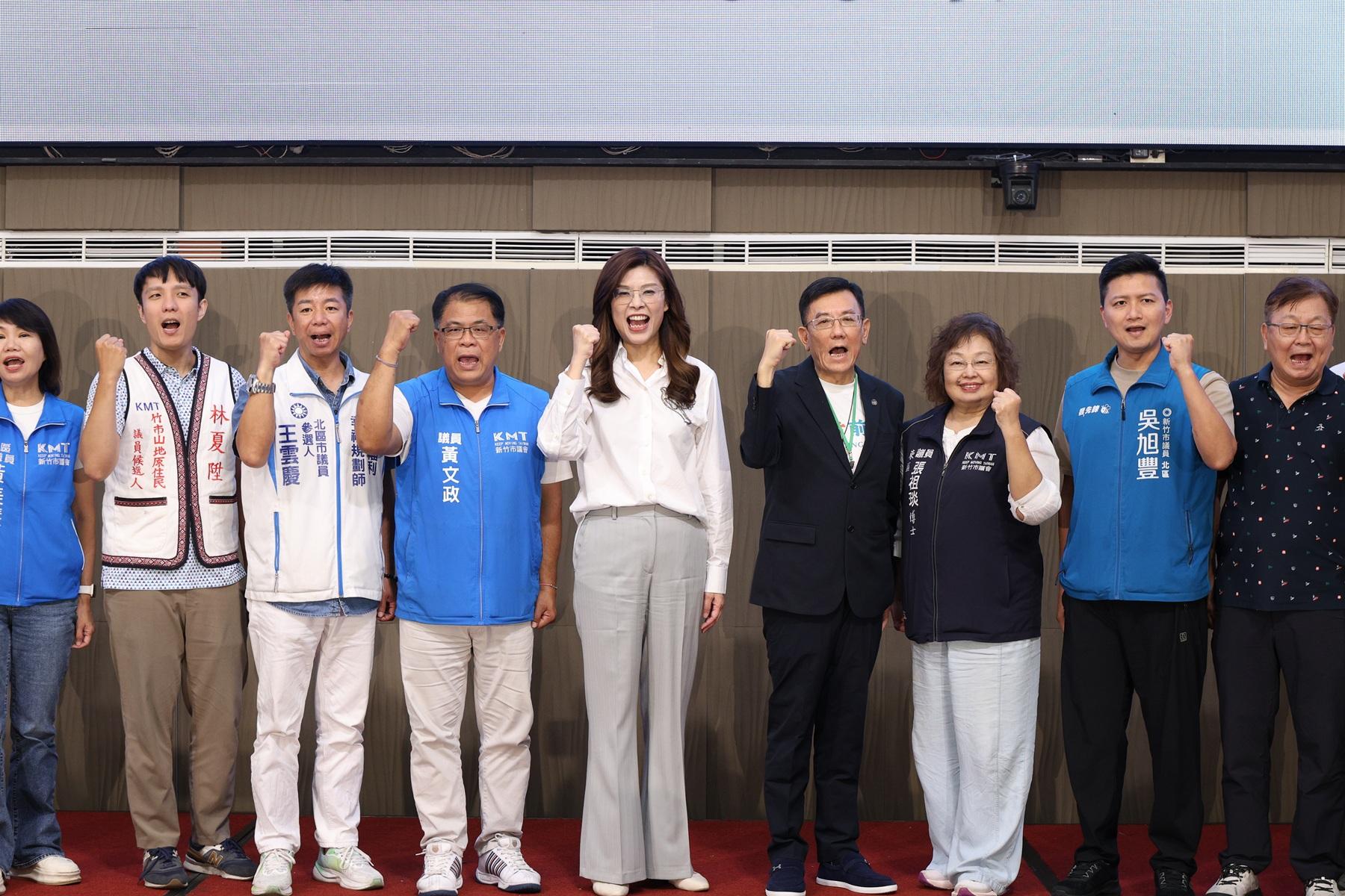 新竹中常會喊「高虹安凍蒜」 鄭麗文:藍白須放下黨派之見