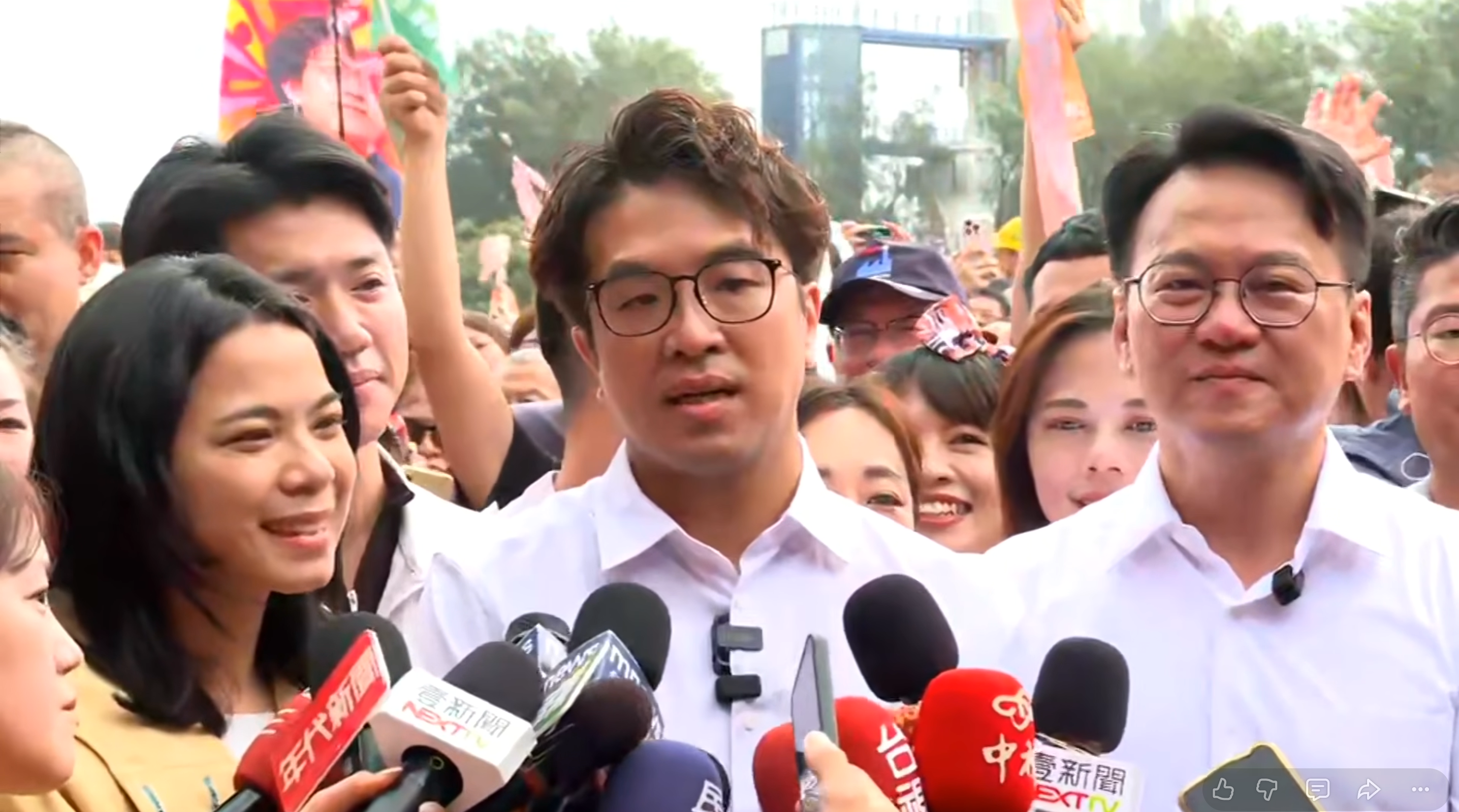 蔣萬安路樹政策有成?沈伯洋未正面肯定:拋這句關鍵詞