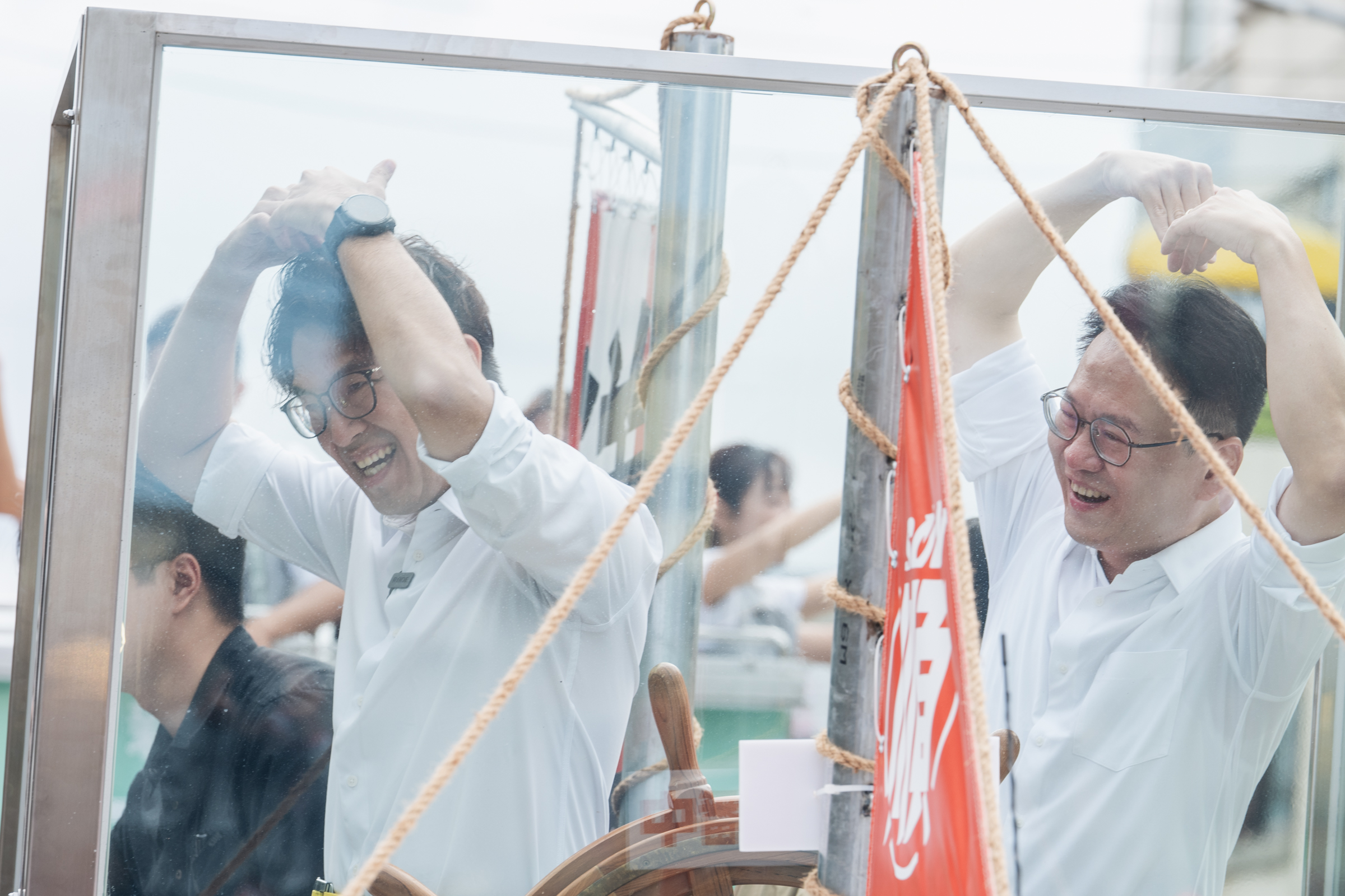 影》空拍畫面曝!洋流號首度跨縣市力挺 沈伯洋、莊競程妻子都叫「心慧」