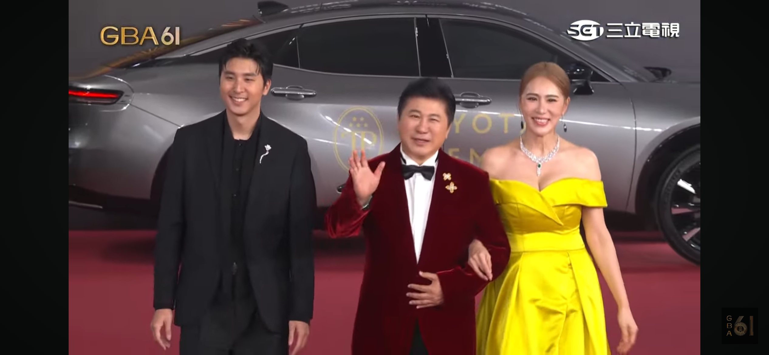 金鐘61》胡瓜攜手小禎、胡釋安登紅毯!笑喊:願望成真