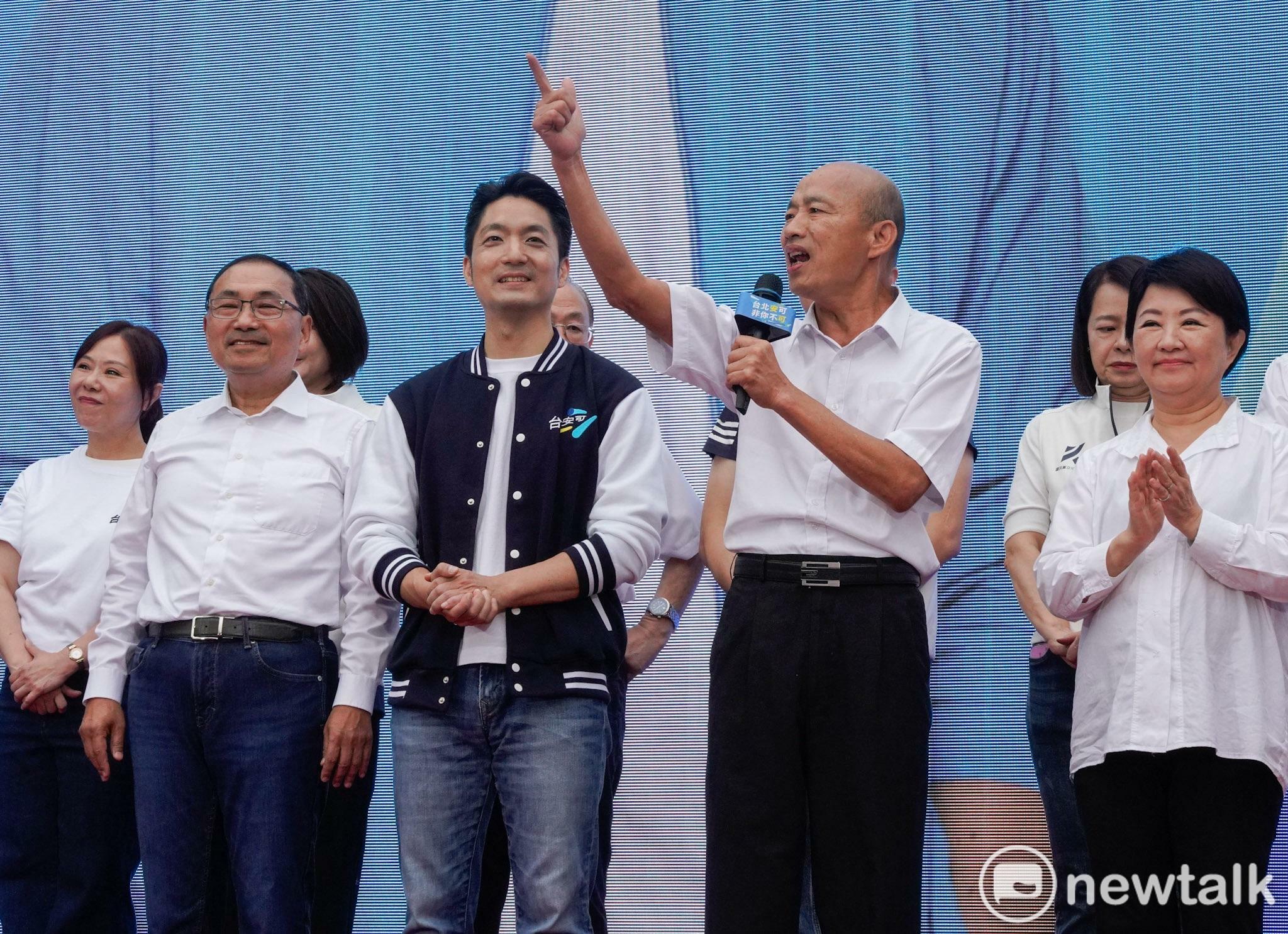 嘆蔣萬安被抹黑到連呼吸都被罵 韓國瑜:吸的氧氣太多 留一點給別人