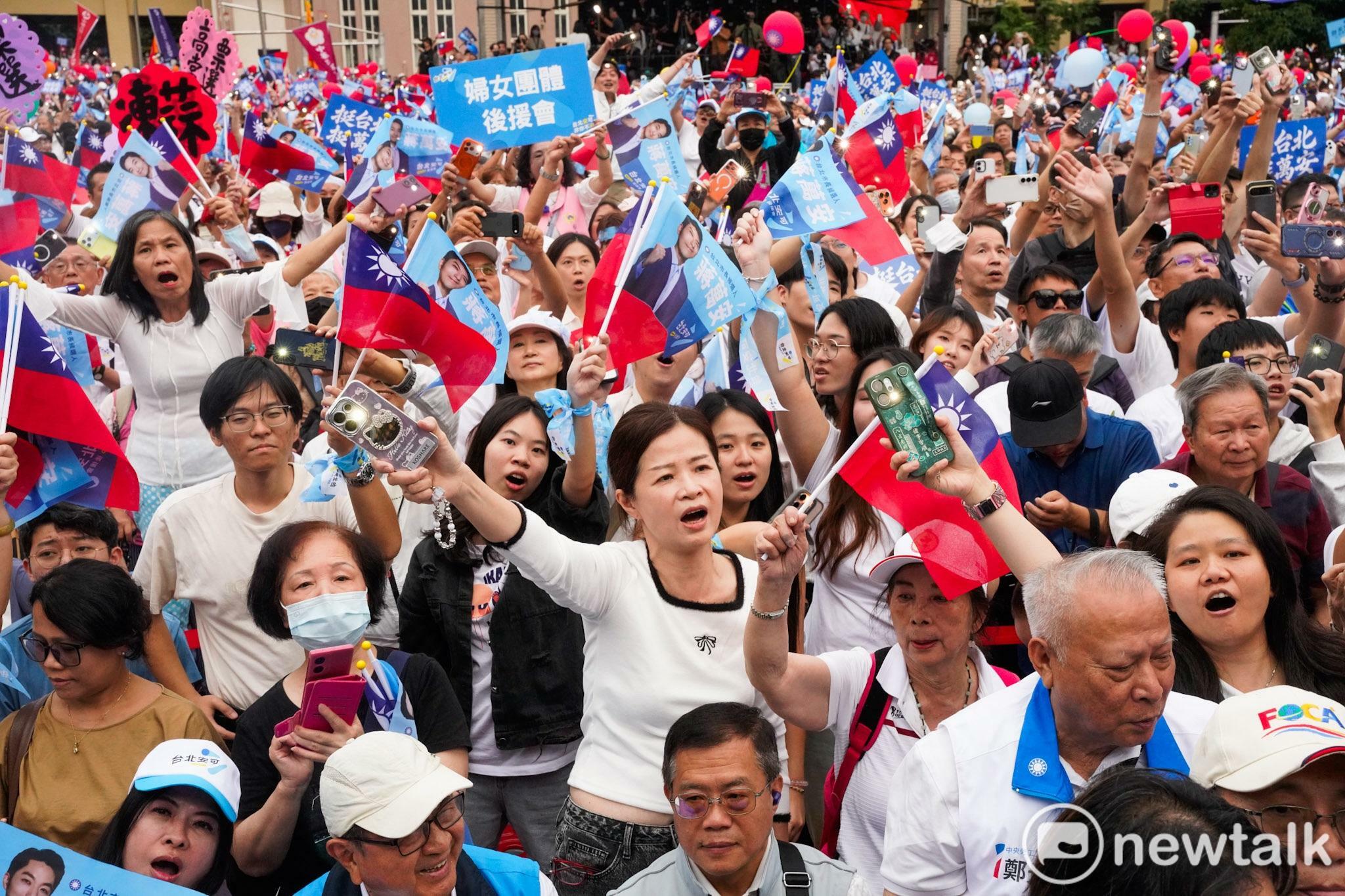  台北市長蔣萬安26日競選總部成立。 圖：張良一／攝（資料照） 