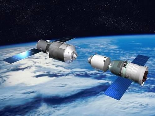  中國太空站「天宮一號」。 圖 : 取自中國載人航天工程官網www.cmse.gov.cn/ 