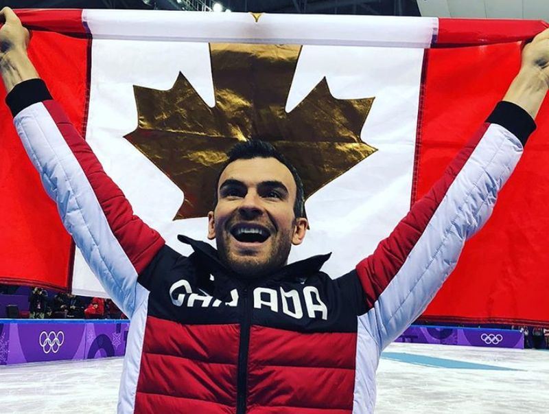 加拿大花式滑冰選手拉德福成為冬奧史上首位公開出櫃的男同志金牌得主。   圖取自拉德福Instagram網頁www.instagram.com
